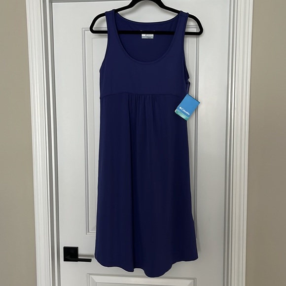 Columbia Blue Sleeveless Dress- NWT - Picture 3 of 7